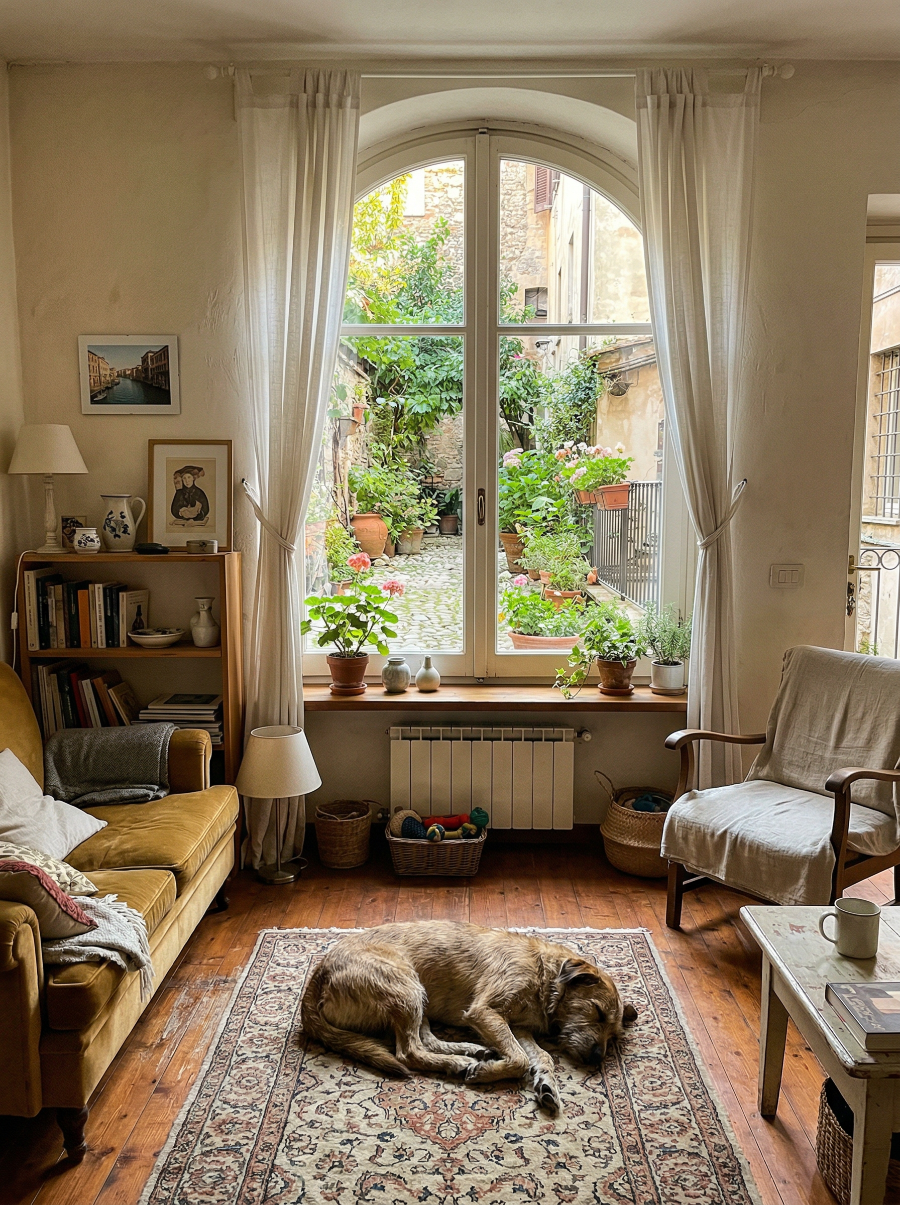 Monolocale con giardino privato e area pet — inquilino nel campo medico